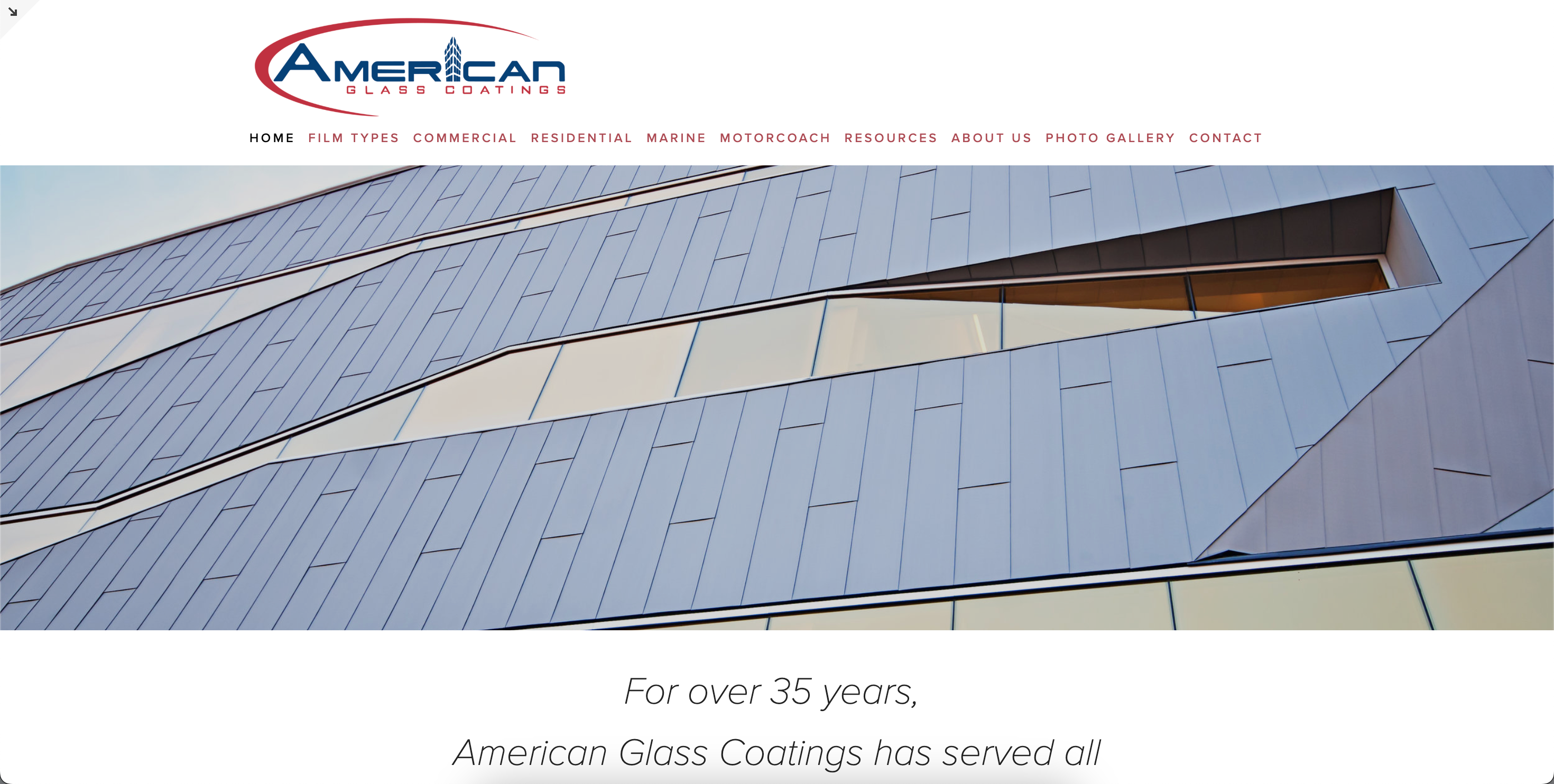 Before website of american glass coating